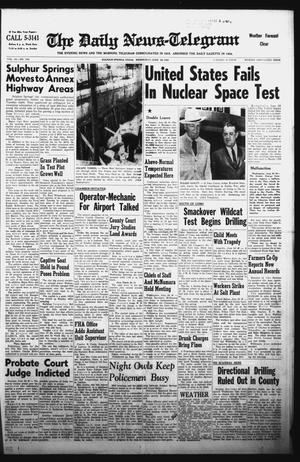 The Daily News-Telegram (Sulphur Springs, Tex.), Vol. 84, No. 146, Ed. 1 Wednesday, June 20, 1962