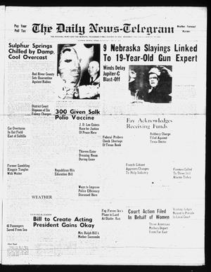 The Daily News-Telegram (Sulphur Springs, Tex.), Vol. 60, No. 24, Ed. 1 Wednesday, January 29, 1958