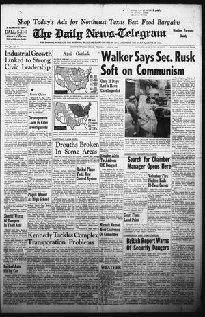 The Daily News-Telegram (Sulphur Springs, Tex.), Vol. 84, No. 81, Ed. 1 Thursday, April 5, 1962
