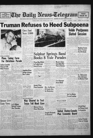 The Daily News-Telegram (Sulphur Springs, Tex.), Vol. 55, No. 269, Ed. 1 Thursday, November 12, 1953