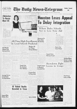 The Daily News-Telegram (Sulphur Springs, Tex.), Vol. 82, No. 211, Ed. 1 Tuesday, September 6, 1960