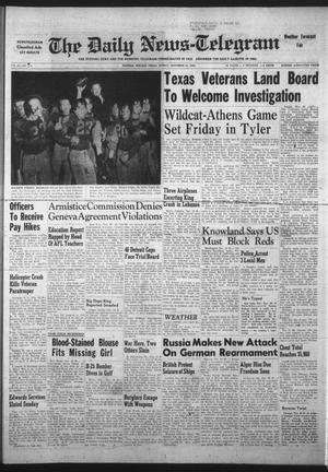 The Daily News-Telegram (Sulphur Springs, Tex.), Vol. 56, No. 275, Ed. 1 Sunday, November 21, 1954