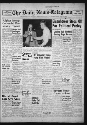 The Daily News-Telegram (Sulphur Springs, Tex.), Vol. 55, No. 223, Ed. 1 Sunday, September 20, 1953