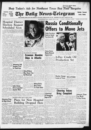 The Daily News-Telegram (Sulphur Springs, Tex.), Vol. 84, No. 271, Ed. 1 Thursday, November 15, 1962