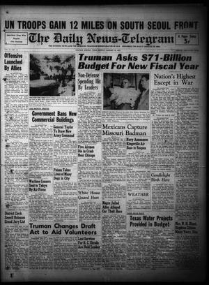The Daily News-Telegram (Sulphur Springs, Tex.), Vol. 53, No. 12, Ed. 1 Monday, January 15, 1951
