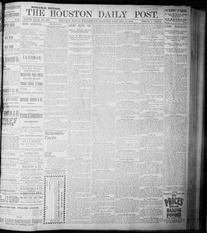 The Houston Daily Post (Houston, Tex.), Vol. NINTH YEAR, No. 300, Ed. 1, Wednesday, January 31, 1894