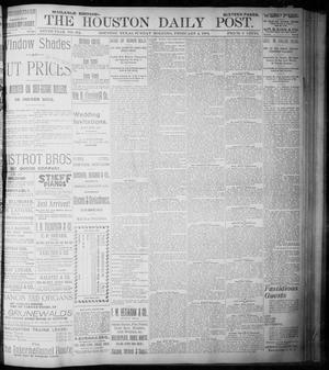 The Houston Daily Post (Houston, Tex.), Vol. NINTH YEAR, No. 304, Ed. 1, Sunday, February 4, 1894