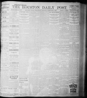 The Houston Daily Post (Houston, Tex.), Vol. NINTH YEAR, No. 307, Ed. 1, Wednesday, February 7, 1894