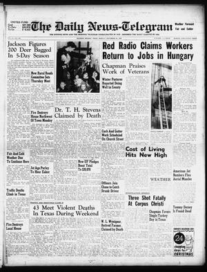 The Daily News-Telegram (Sulphur Springs, Tex.), Vol. 58, No. 281, Ed. 1 Monday, November 26, 1956