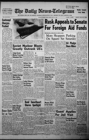 The Daily News-Telegram (Sulphur Springs, Tex.), Vol. 84, No. 224, Ed. 1 Friday, September 21, 1962