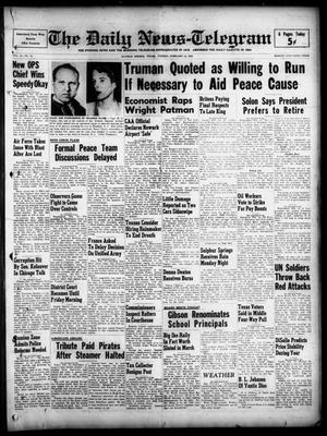 The Daily News-Telegram (Sulphur Springs, Tex.), Vol. 54, No. 36, Ed. 1 Tuesday, February 12, 1952