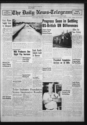 Primary view of object titled 'The Daily News-Telegram (Sulphur Springs, Tex.), Vol. 55, No. 193, Ed. 1 Sunday, August 16, 1953'.