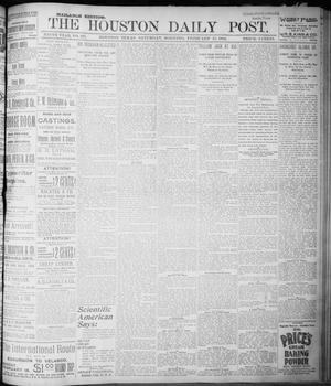 The Houston Daily Post (Houston, Tex.), Vol. NINTH YEAR, No. 317, Ed. 1, Saturday, February 17, 1894