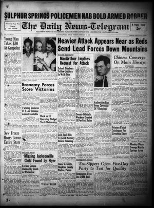 The Daily News-Telegram (Sulphur Springs, Tex.), Vol. 53, No. 37, Ed. 1 Tuesday, February 13, 1951