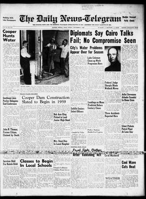 The Daily News-Telegram (Sulphur Springs, Tex.), Vol. 58, No. 215, Ed. 1 Sunday, September 9, 1956