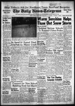 The Daily News-Telegram (Sulphur Springs, Tex.), Vol. 82, No. 47, Ed. 1 Thursday, February 25, 1960