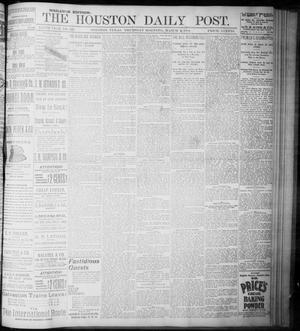 The Houston Daily Post (Houston, Tex.), Vol. NINTH YEAR, No. 329, Ed. 1, Thursday, March 1, 1894
