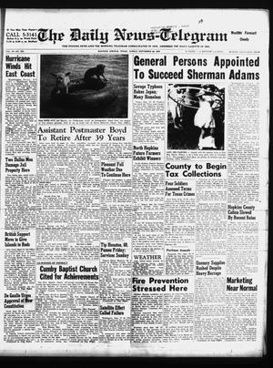 The Daily News-Telegram (Sulphur Springs, Tex.), Vol. 80, No. 238, Ed. 1 Sunday, September 28, 1958