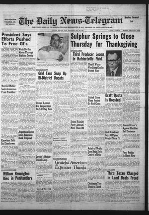 The Daily News-Telegram (Sulphur Springs, Tex.), Vol. 56, No. 278, Ed. 1 Wednesday, November 24, 1954