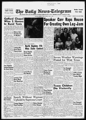The Daily News-Telegram (Sulphur Springs, Tex.), Vol. 81, No. 105, Ed. 1 Monday, May 4, 1959