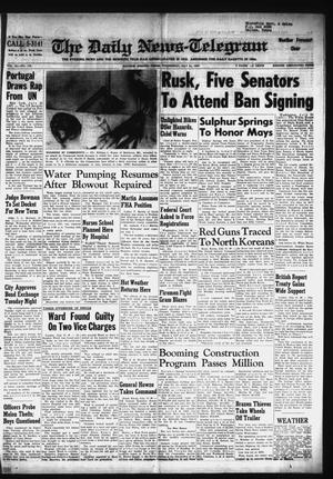 The Daily News-Telegram (Sulphur Springs, Tex.), Vol. 85, No. 179, Ed. 1 Wednesday, July 31, 1963