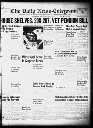 The Daily News-Telegram (Sulphur Springs, Tex.), Vol. 51, No. 71, Ed. 1 Thursday, March 24, 1949