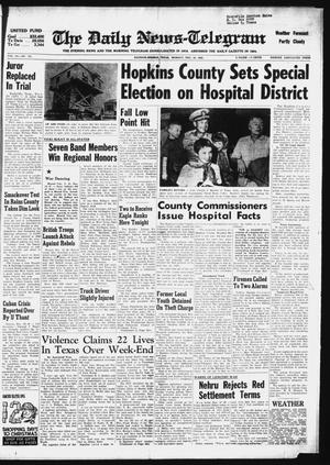 The Daily News-Telegram (Sulphur Springs, Tex.), Vol. 84, No. 291, Ed. 1 Monday, December 10, 1962