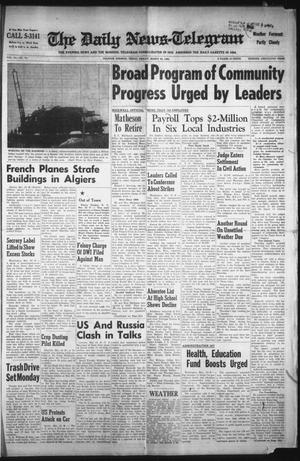 The Daily News-Telegram (Sulphur Springs, Tex.), Vol. 84, No. 70, Ed. 1 Friday, March 23, 1962