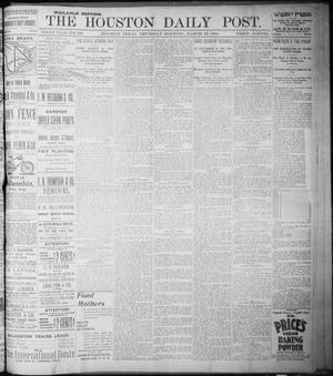 The Houston Daily Post (Houston, Tex.), Vol. NINTH YEAR, No. 357, Ed. 1, Thursday, March 29, 1894
