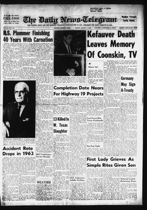 The Daily News-Telegram (Sulphur Springs, Tex.), Vol. 85, No. 188, Ed. 1 Sunday, August 11, 1963