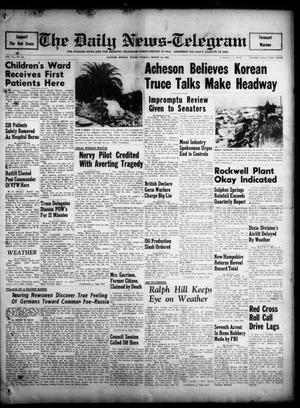 The Daily News-Telegram (Sulphur Springs, Tex.), Vol. 54, No. 66, Ed. 1 Tuesday, March 18, 1952