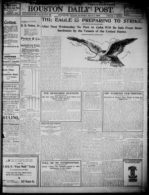 Primary view of object titled 'The Houston Daily Post (Houston, Tex.), Vol. Fourteenth Year, No. 29, Ed. 1, Sunday, May 1, 1898'.