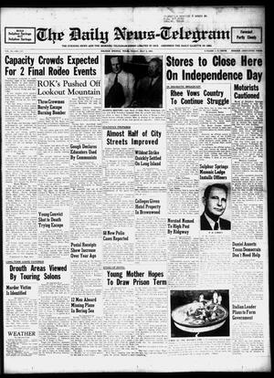 The Daily News-Telegram (Sulphur Springs, Tex.), Vol. 55, No. 157, Ed. 1 Friday, July 3, 1953
