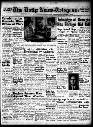 The Daily News-Telegram (Sulphur Springs, Tex.), Vol. 59, No. 140, Ed. 1 Thursday, June 13, 1957