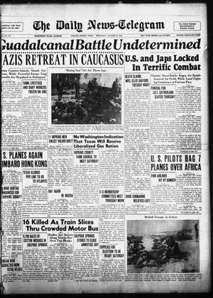 The Daily News-Telegram (Sulphur Springs, Tex.), Vol. 44, No. 158, Ed. 1 Wednesday, October 28, 1942