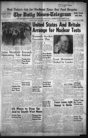 The Daily News-Telegram (Sulphur Springs, Tex.), Vol. 84, No. 33, Ed. 1 Thursday, February 8, 1962