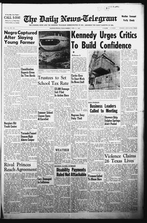 The Daily News-Telegram (Sulphur Springs, Tex.), Vol. 84, No. 138, Ed. 1 Monday, June 11, 1962