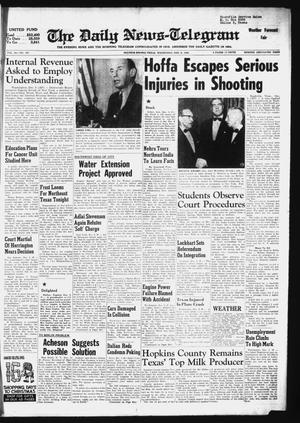 The Daily News-Telegram (Sulphur Springs, Tex.), Vol. 84, No. 287, Ed. 1 Wednesday, December 5, 1962
