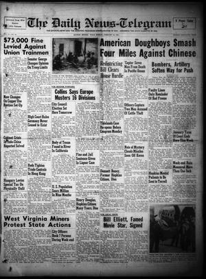 The Daily News-Telegram (Sulphur Springs, Tex.), Vol. 53, No. 42, Ed. 1 Monday, February 19, 1951