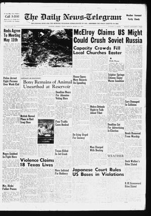 The Daily News-Telegram (Sulphur Springs, Tex.), Vol. 81, No. 75, Ed. 1 Monday, March 30, 1959