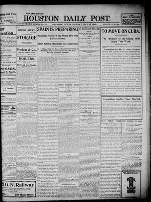 The Houston Daily Post (Houston, Tex.), Vol. Fourteenth Year, No. 51, Ed. 1, Monday, May 23, 1898