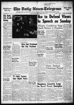 The Daily News-Telegram (Sulphur Springs, Tex.), Vol. 82, No. 40, Ed. 1 Wednesday, February 17, 1960