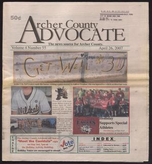 Archer County Advocate (Holliday, Tex.), Vol. 4, No. 55, Ed. 1 Thursday, April 26, 2007