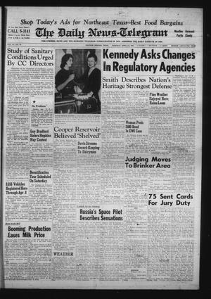 The Daily News-Telegram (Sulphur Springs, Tex.), Vol. 83, No. 88, Ed. 1 Thursday, April 13, 1961