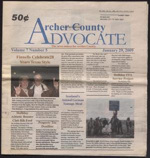 Archer County Advocate (Holliday, Tex.), Vol. 7, No. 5, Ed. 1 Thursday, January 29, 2009