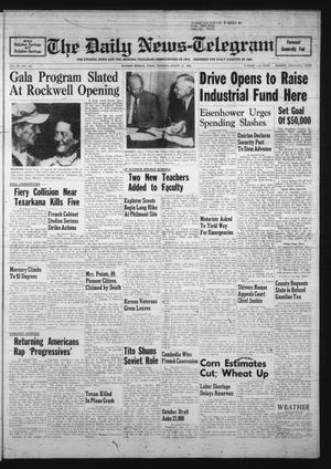 The Daily News-Telegram (Sulphur Springs, Tex.), Vol. 55, No. 189, Ed. 1 Tuesday, August 11, 1953