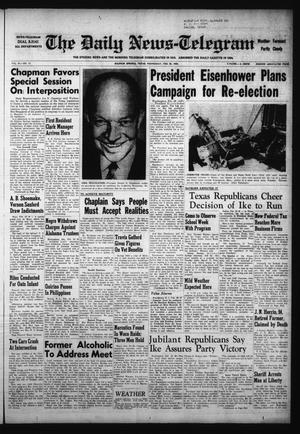 The Daily News-Telegram (Sulphur Springs, Tex.), Vol. 58, No. 51, Ed. 1 Wednesday, February 29, 1956