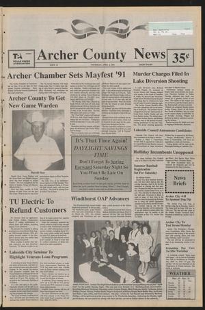 Archer County News (Archer City, Tex.), No. 14, Ed. 1 Thursday, April 4, 1991