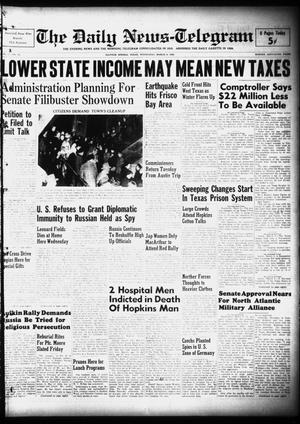 The Daily News-Telegram (Sulphur Springs, Tex.), Vol. 51, No. 58, Ed. 1 Wednesday, March 9, 1949