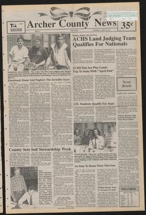 Archer County News (Archer City, Tex.), No. 17, Ed. 1 Thursday, April 25, 1991